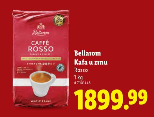 Bellarom Kafa u zrnu Rosso