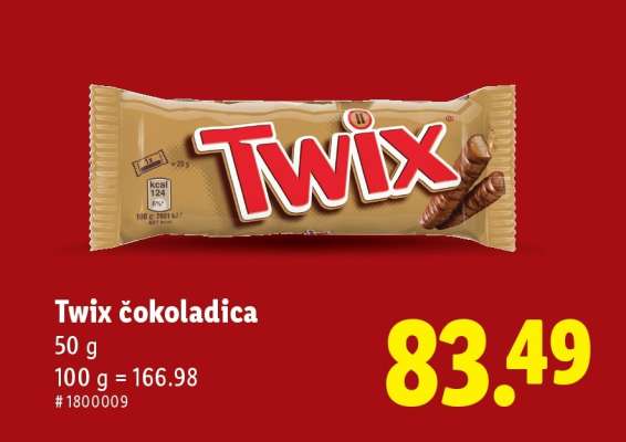 Twix čokoladica
