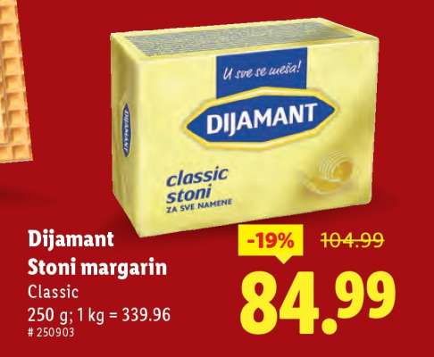 Dijamant Stoni margarin