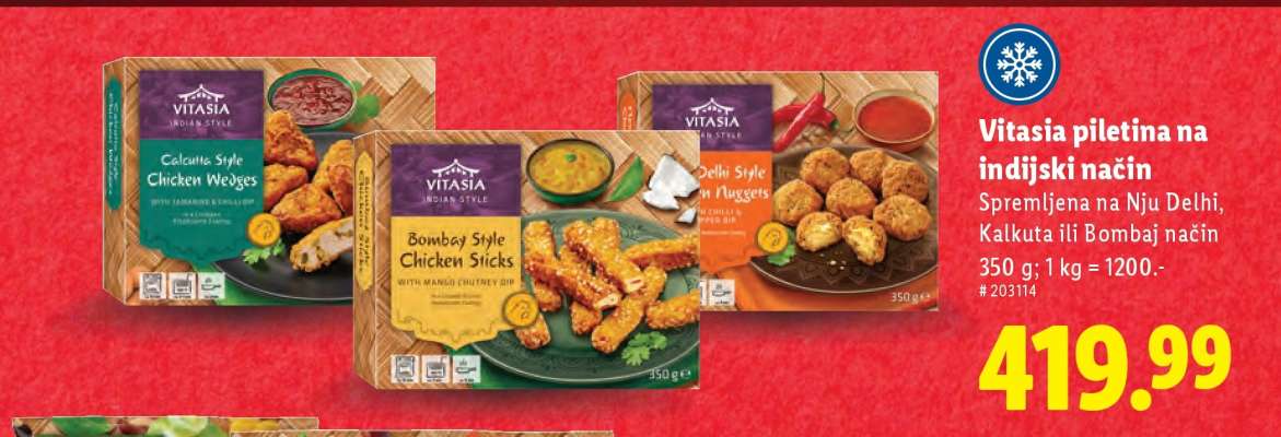 Vitasia Piletina na indijski način