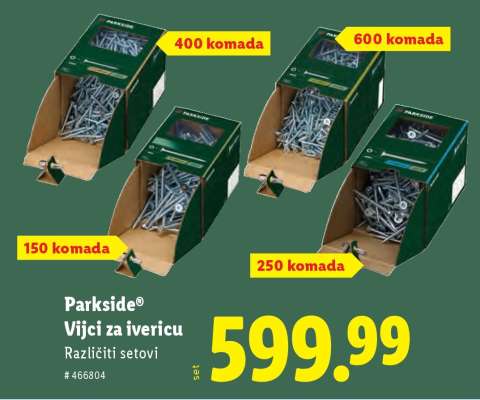 PARKSIDE Vijci za ivericu