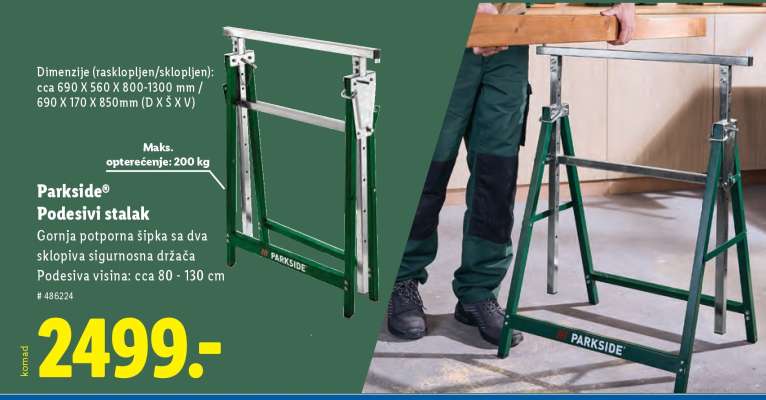 Parkside® Podesivi stalak