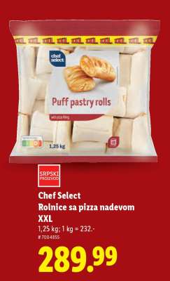 Chef Select Rolnice sa pizza nadevom XXL