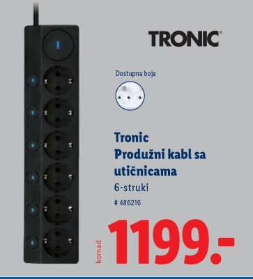 Tronic Produžni kabl sa utičnicama