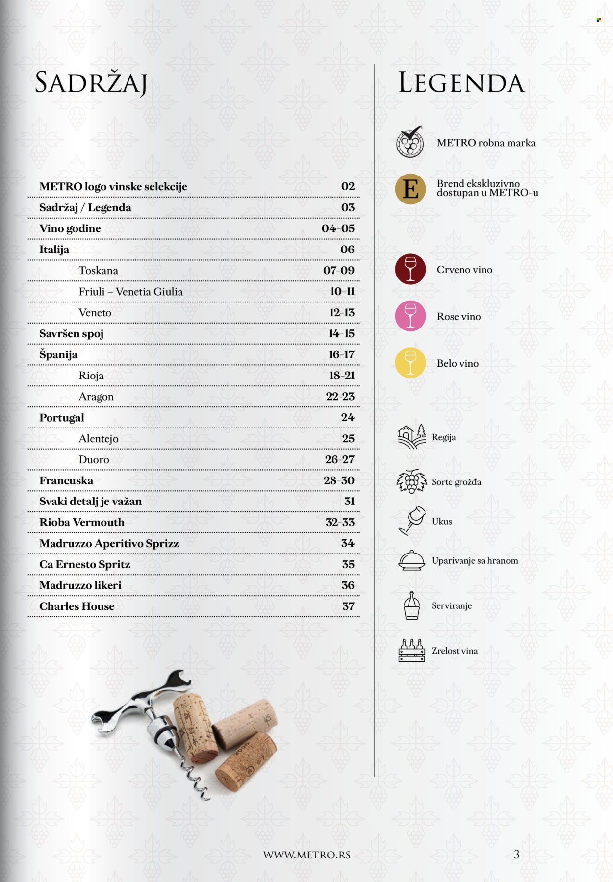 Metro katalog. Stranica 3