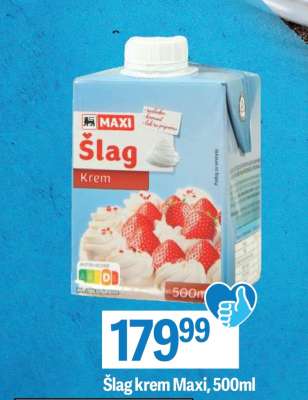 Šlag krem Maxi 500ml
