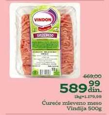Ćureće mleveno meso Vindija 500g