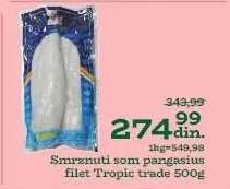 Smrznuti som pangasius filet Tropic Trade 500g