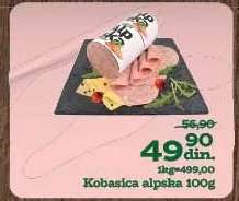 Kobasica alpska 100g