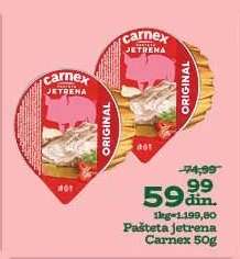 PAŠTETA JETRENA CARNEX 50g