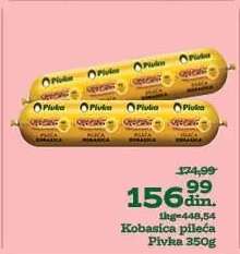 Kobasica pileća Pivka 350g
