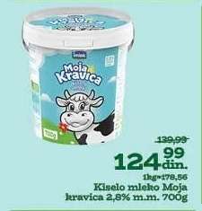 Kiselo mleko Moja kravica 2,8% m.m. 700g