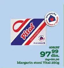 Margarin stoni Vital 250g
