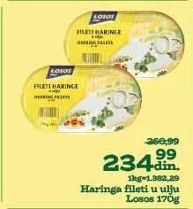 Haringa fileti u ulju