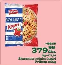 Smrznute rolnice Kapri Frikom, 800g