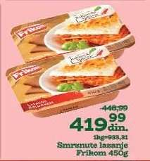 Smrznute lazanje Frikom 450g