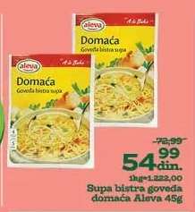 Supa bistra goveđa domaća Aleva 45g