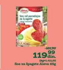 Sos za špagete Aleva 85g