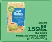 Pahuljice ovsene Nutry Go Vitalia 500g