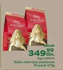 Kafa mlevena jubilama Franck 175g