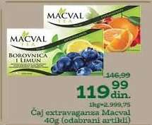 Čaj extravaganza Macval