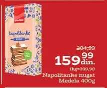 Napolitanke nugat Medela 400g