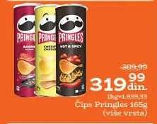 Čips Pringles 165g