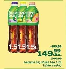 Ledeni čaj Fuze tea 1,5l