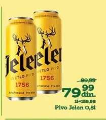 Pivo Jelen 0,5l