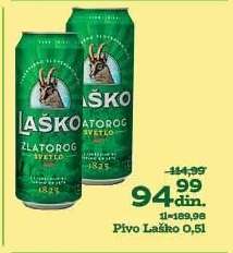 Pivo Laško 0,5l