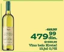 Vino belo Krstač