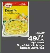 Supa bistra kokošija domaća Aleva 45g