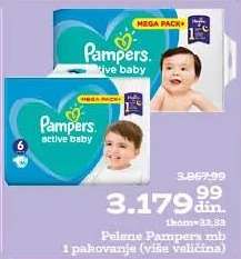 Pampers active baby