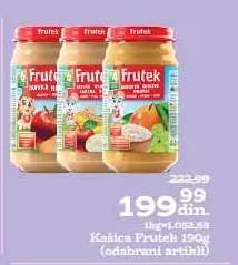 Kašica Frutek 190g