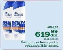 Šampon za kosu protiv opadanja H&S 330ml
