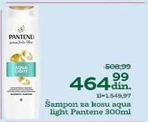 Šampon za kosu aqua light Pantene 300ml