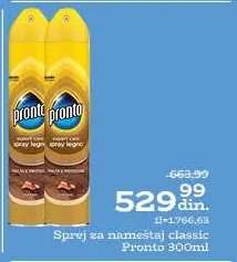 Sprej za nameštaj classic Pronto 300ml