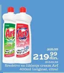Sredstvo za čišćenje cream Arf