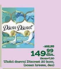 Ulošci dnevni Discreet 20 kom.