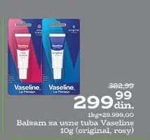 Balzam za usne tuba Vaseline
