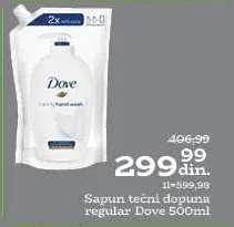 Sapun tečni dopuna regular Dove 500ml