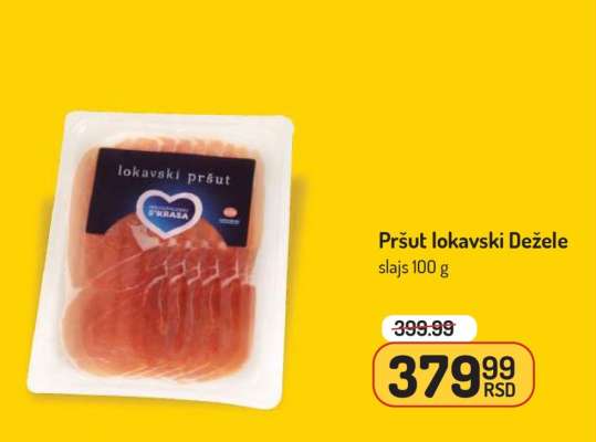 Pršut lokavski Dezele