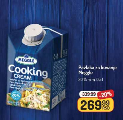 PAVLAKA ZA KUVANJE Meggle