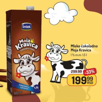 Mleko čokoladno Moja Kravica