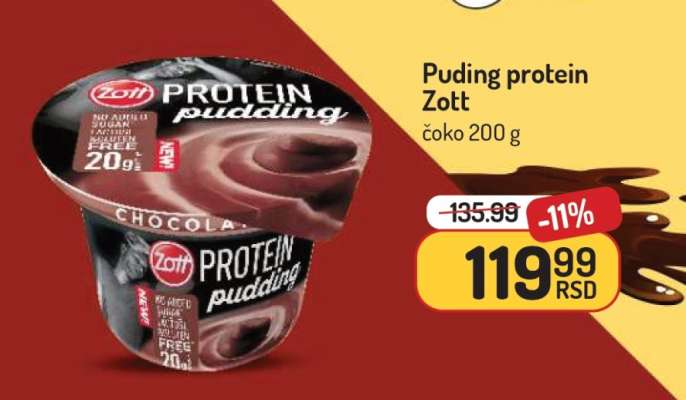Puding protein Zott