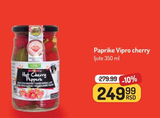 Paprike Vipro cherry