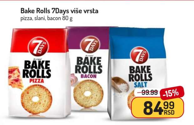 Bake Rolls 7Days više vrsta