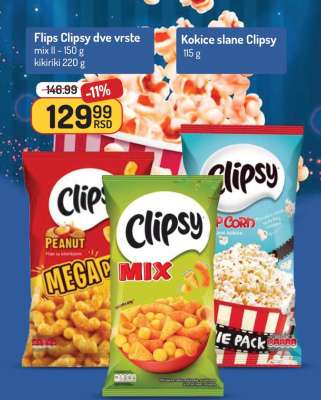 Flips Clipsy dve vrste