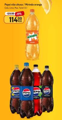 Pepsi više ukusa/Mirinda orange
