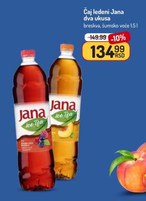 Čaj ledeni Jana dva ukusa
